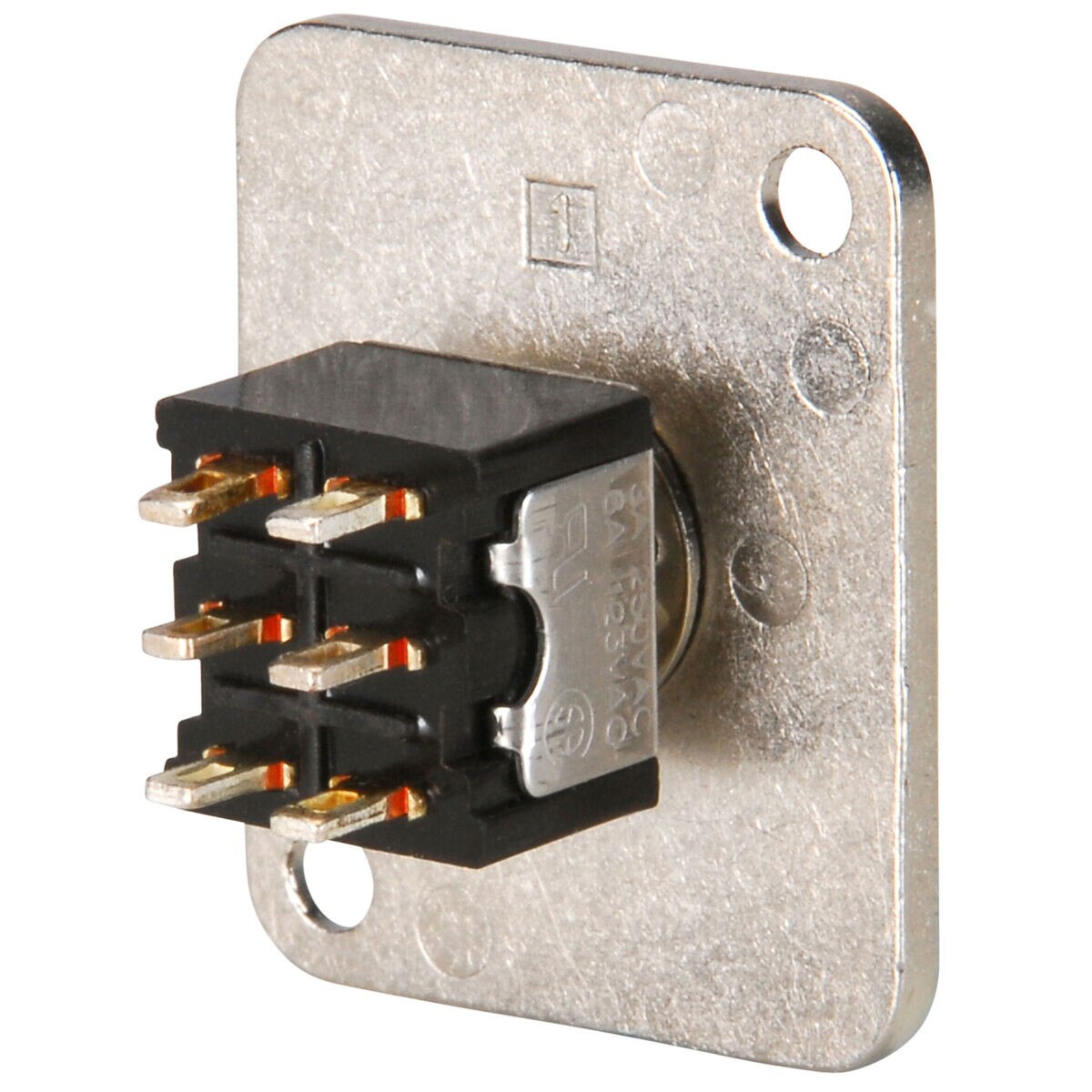 Switchcraft EHTSL Toggle Switch DPDT Nickle Flange with 440 screws